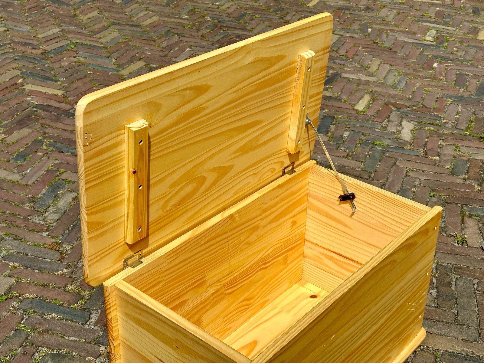 Houten dekenkist of opbergkist, Ophalen, Gebruikt, 50 tot 100 cm, Minder dan 50 cm