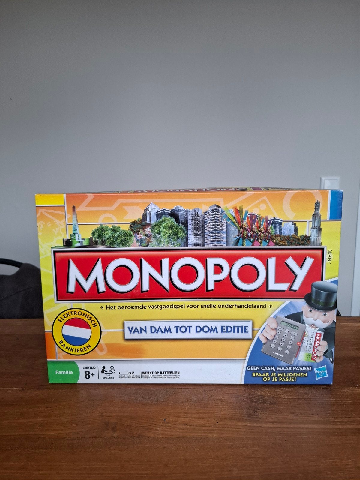 Monopoly Van Dam tot Dom Editie - Goed werkend, Ophalen of Verzenden, Zo goed als nieuw, HASBRO