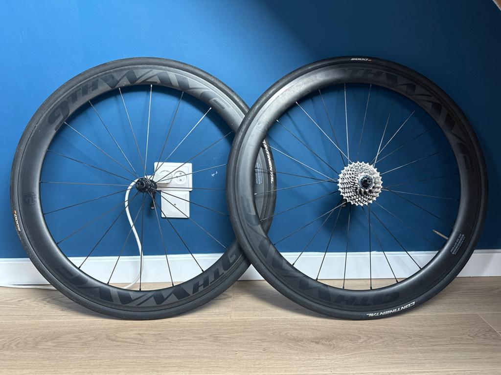 9th Wave Carbon Wielset Racefiets, Fietsen en Brommers, Fietsonderdelen, Zo goed als nieuw, Racefiets, Carbon, Ophalen