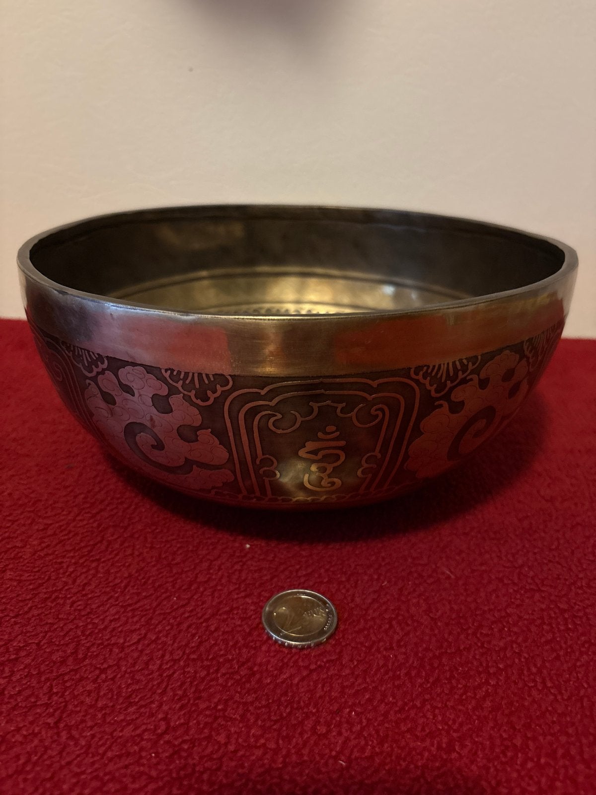 Tibetaanse Klankchaal Met Dubbele Vajra & Yin, Ophalen of Verzenden