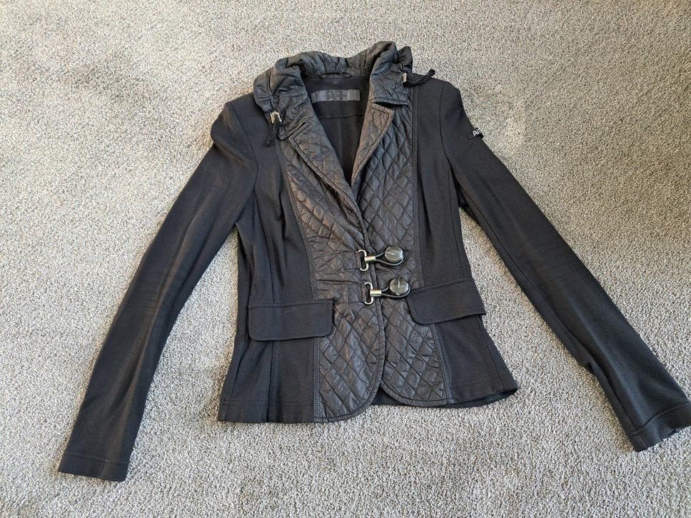 Airfield gewatteerd jasje/blazer - Zwart - Maat 36 (S), Zwart, Ophalen of Verzenden, Zo goed als nieuw, Airfield