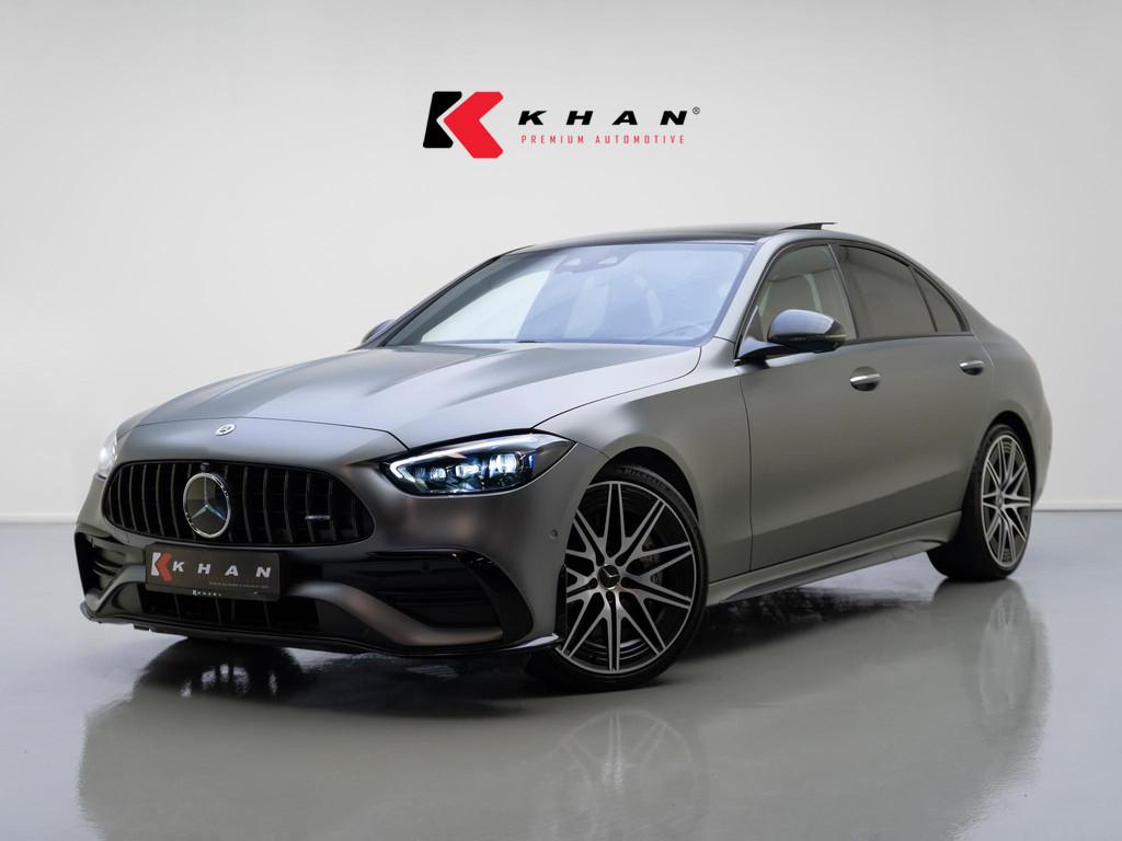 Mercedes-Benz C-klasse C43 AMG 4MATIC |Pano|Kuipstoelen|360, Automaat, 4 cilinders, Leder en Stof, 11 km/l