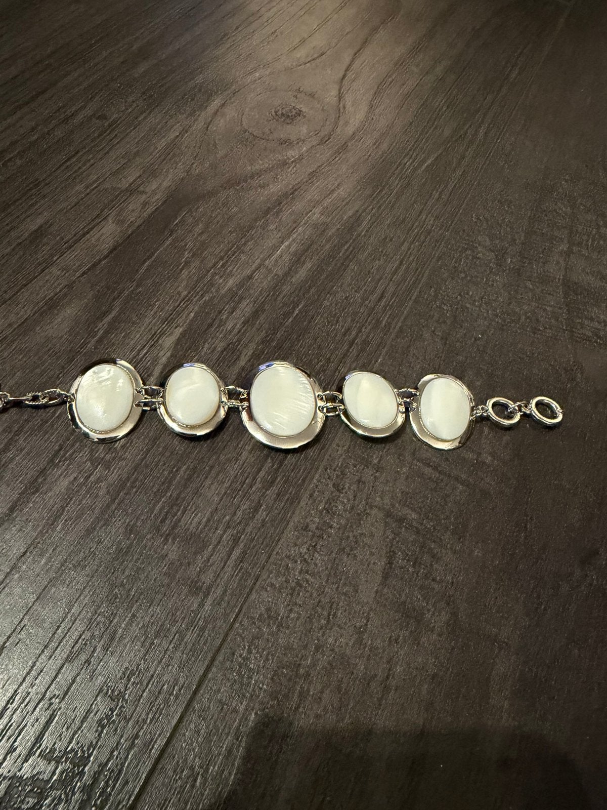 Partij 6 stuks mooie luxe armbanden wit A1/3, Ophalen of Verzenden, Nieuw, Overige kleuren, Overige materialen
