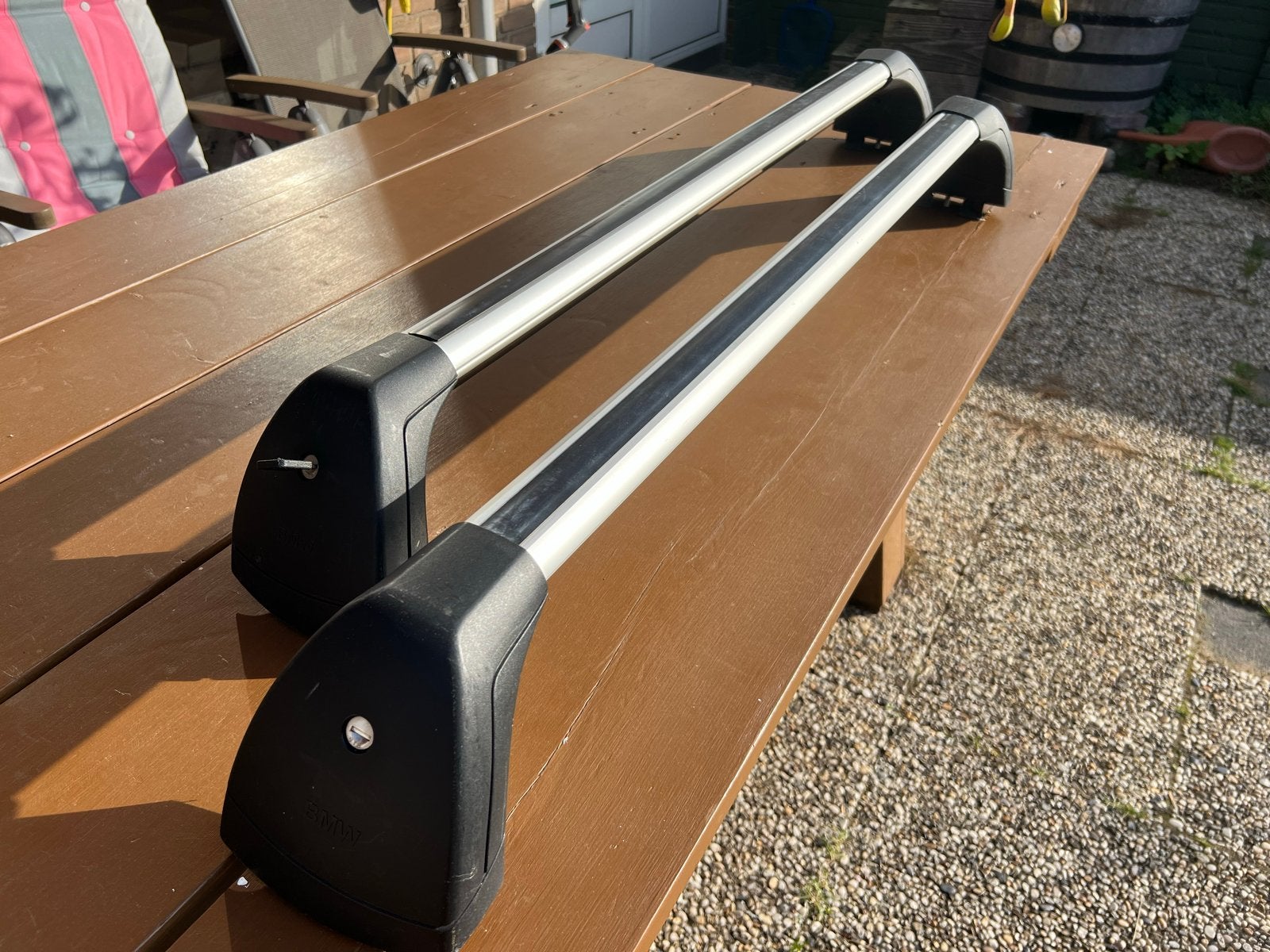 Originele BMW 5-serie F10 dakdragers - nette staat, Auto diversen, Ophalen, Gebruikt