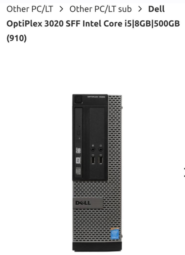 DELL Optiplex PC, Computers en Software, Desktop Pc's, Ophalen