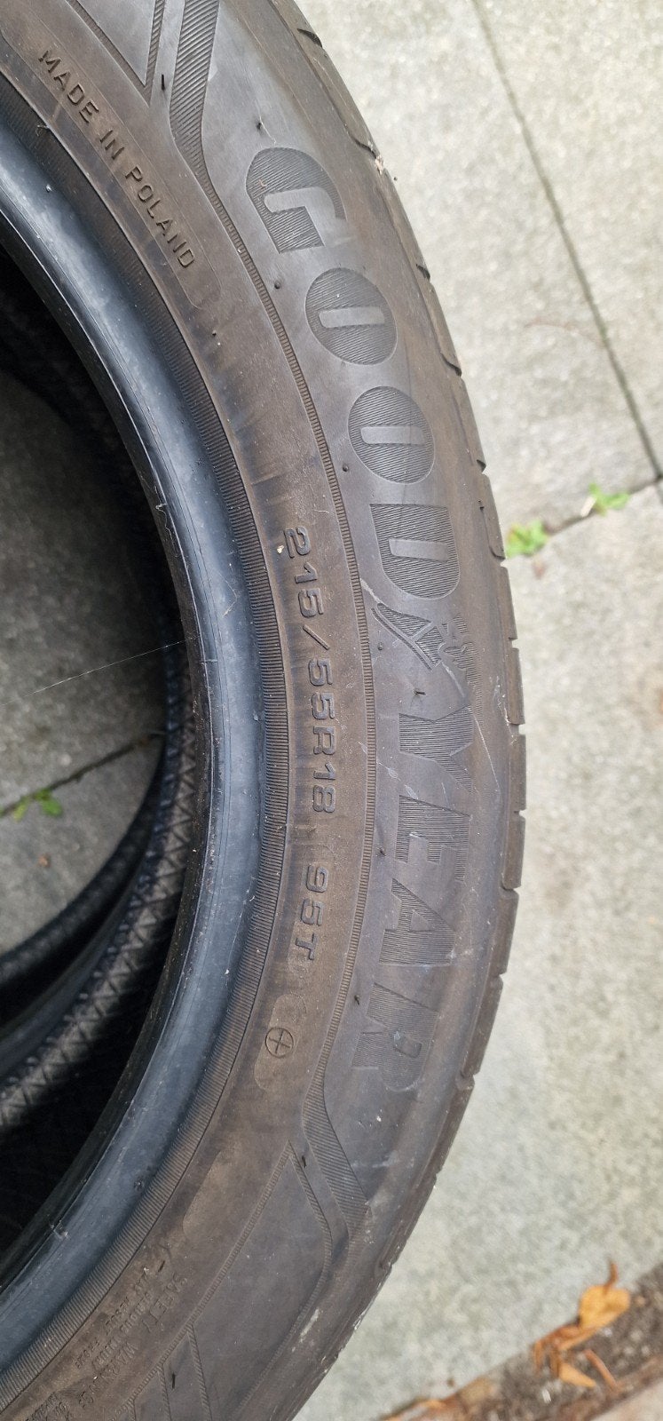 Gebruikte Goodyear EfficientGrip Performance zomerbanden 4x, Ophalen, 18 inch, Band(en), Personenwagen