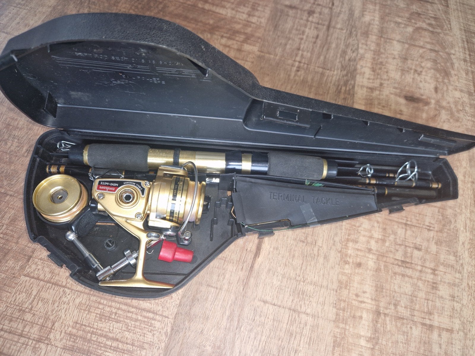 Daiwa Minispin Systeem - Compacte Werphengelset, Ophalen of Verzenden, Gebruikt, Werphengel