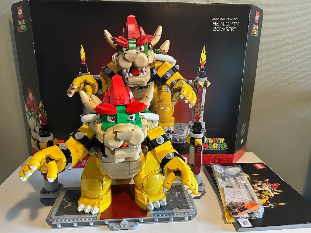 Lego 71411 De machtige Bowser, Kinderen en Baby's, Overige thema's, Lego, Ophalen of Verzenden, Zo goed als nieuw