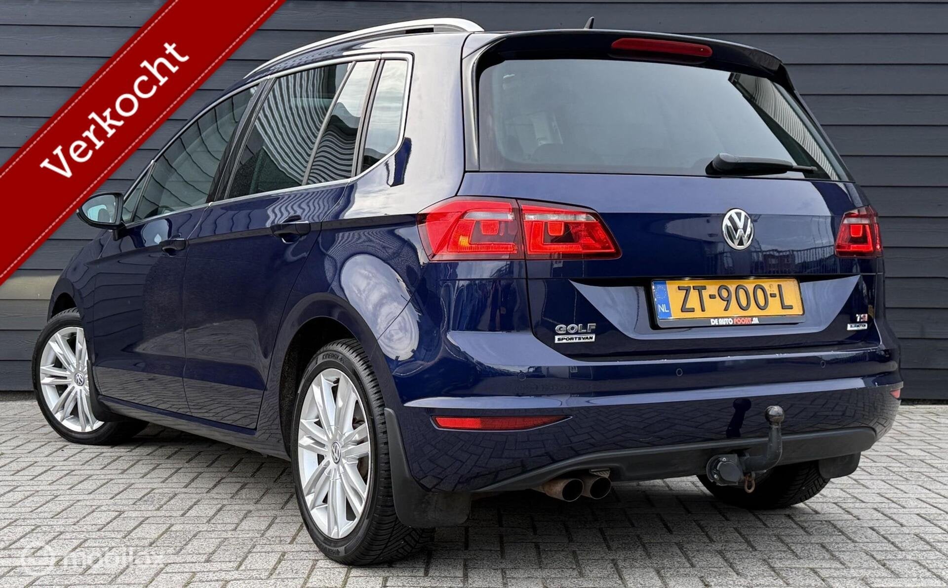 Volkswagen Golf Sportsvan 1.4 TSI Pano.dak/Trekhaak/Clima/Cr, Auto's, Gebruikt, Euro 6, 4 cilinders, Blauw