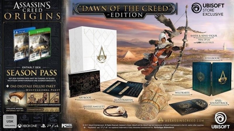 Assassins Creed Origins Dawn of the Creed for Ps4 / Ps5, 1 speler, Zo goed als nieuw, Vanaf 16 jaar, Ophalen