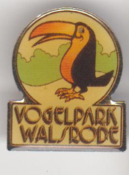 Vogelpark Walsrode vintage pin, Verzamelen, Verzenden, Zo goed als nieuw