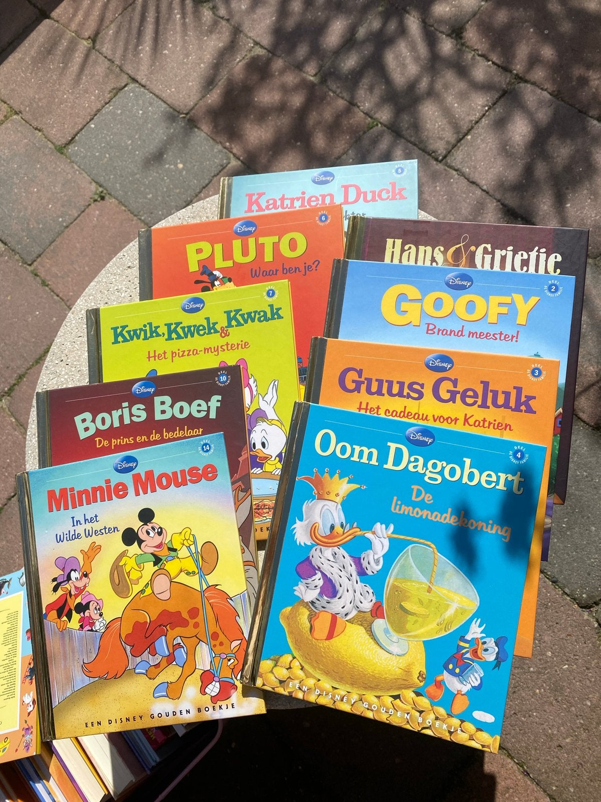 Disney Gouden Boekjes - Set van 9 Donald, Mickey, Efteling, Gelezen, Jongen of Meisje, Gouden boekje, Ophalen of Verzenden
