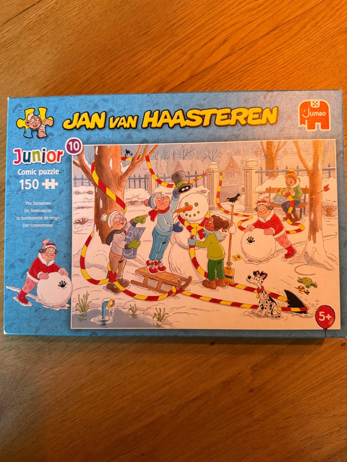 Jan van Haasteren Junior - De Sneeuwpop (150 stukjes), Ophalen of Verzenden, Minder dan 500 stukjes, Zo goed als nieuw, Legpuzzel