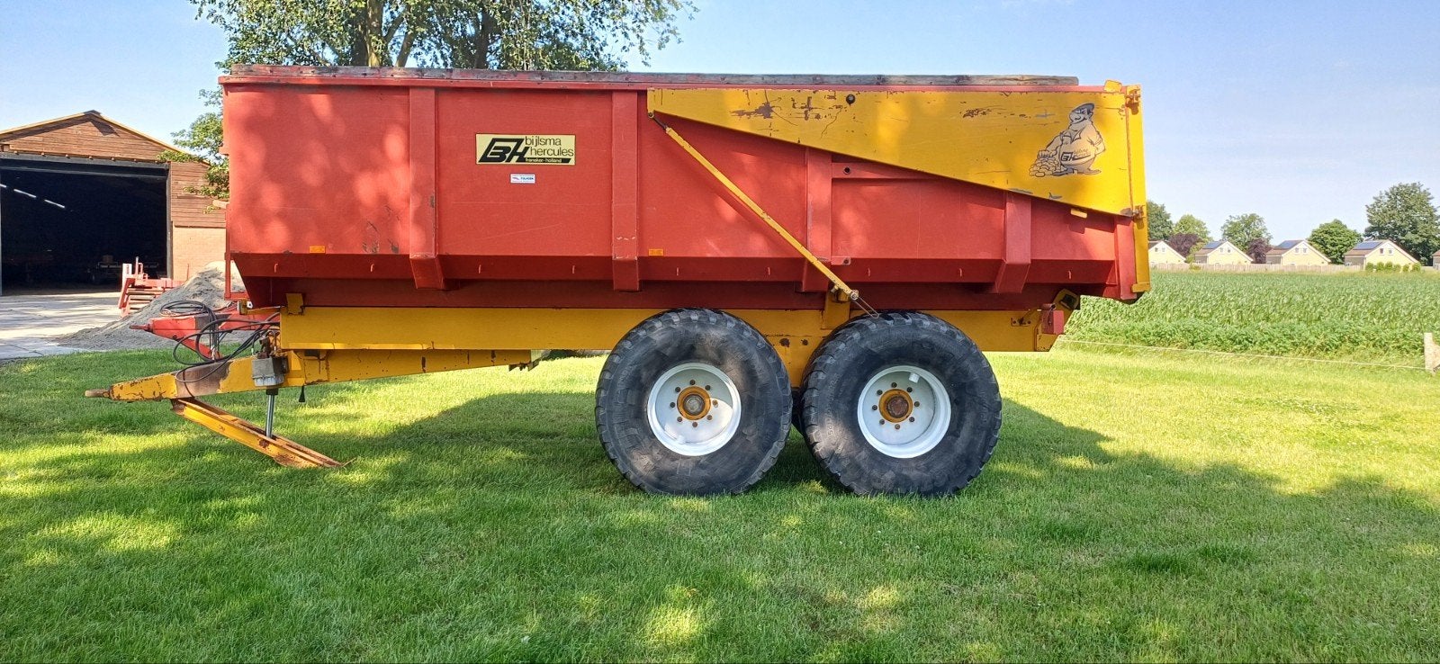 Bijlsma Hercules kieper 12 ton kipper kipwagen kiepwagen, Ophalen, Transport
