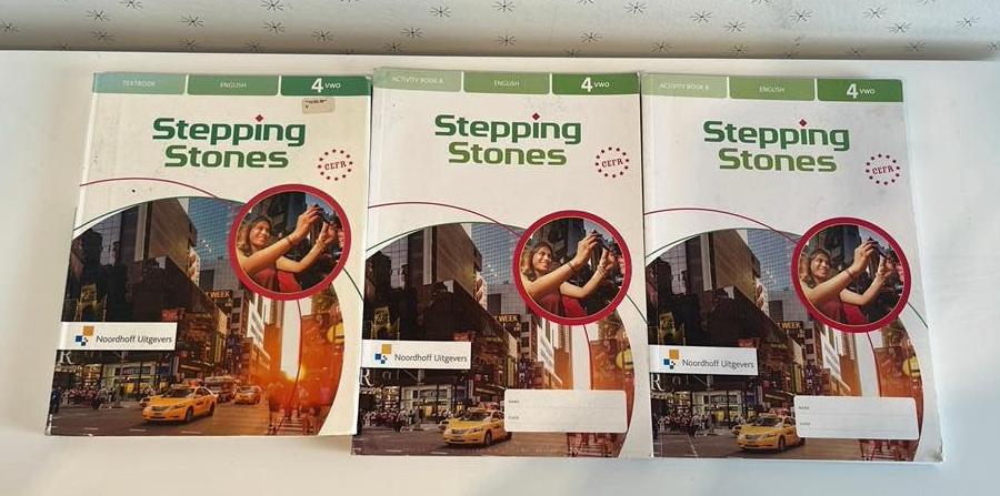 Stepping Stones Engels 4 VWO (3 boeken), Ophalen of Verzenden, Gelezen, VWO, Engels
