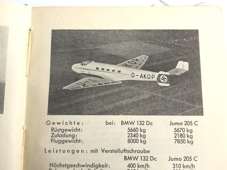 JUNKERS, 1937, VLIEGTUIGEN, MOTOREN, TRACTORS.., Verzamelen, Luchtvaart en Vliegtuigspotten, Ophalen of Verzenden, Gebruikt, Boek of Tijdschrift