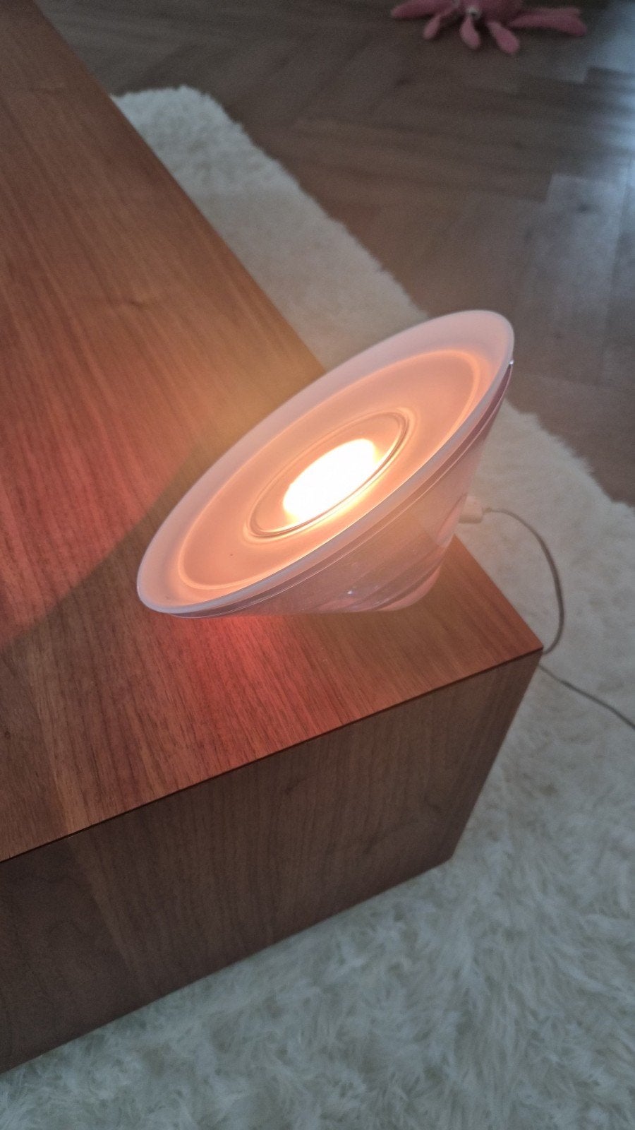 Philips LivingColors Iris LED Tafellamp met Afstandsbedienin, Kunststof, Ophalen of Verzenden, Philips, Modern