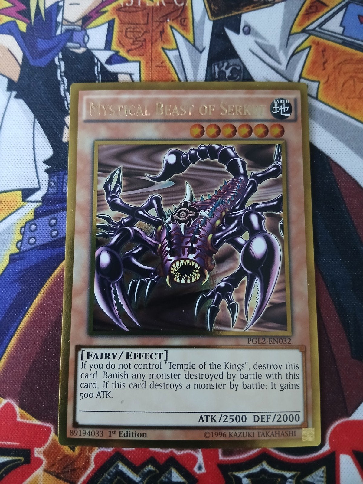 Mystical Beast of Serket - Gold Rare PGL2 - Yu-Gi-Oh, Ophalen of Verzenden, Zo goed als nieuw, Foil