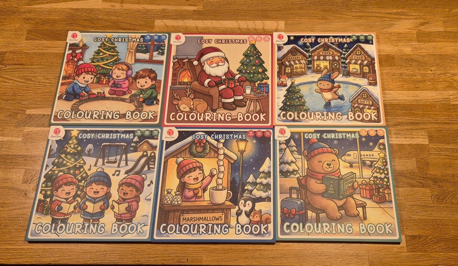 6 Cosy Christmas Kleurboeken - Nieuw, Ophalen of Verzenden, Nieuw