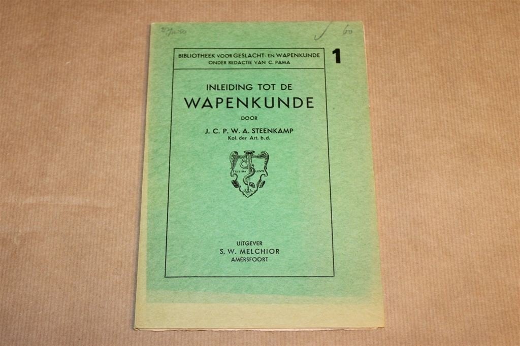 Inleiding tot de Wapenkunde — Heraldiek, Vintage 1939, Ophalen of Verzenden, Gelezen