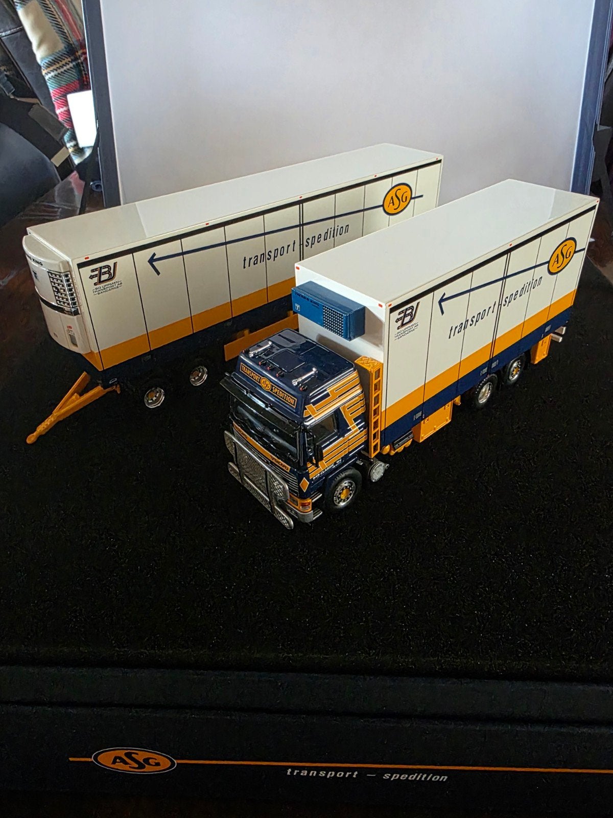 Tekno ASG Schaalmodel LZV 1:50 met doos en certificaat, Ophalen, Nieuw, Tekno