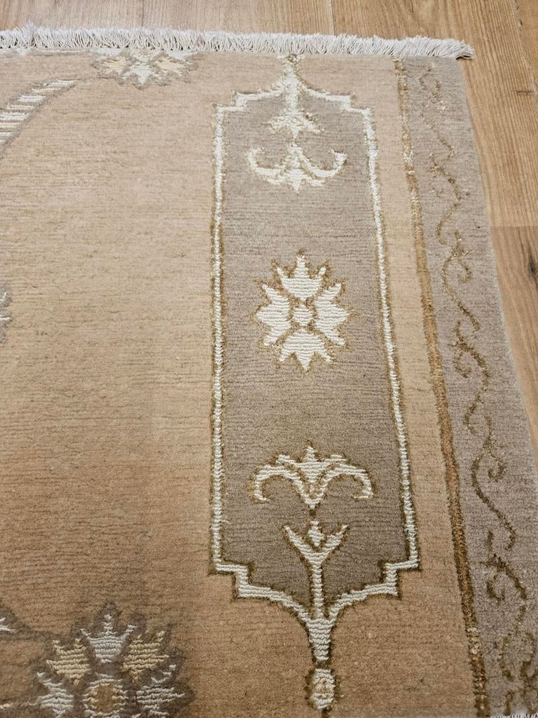 Handgeknoopt oosters tapijt nepal 60x71, Info@SlatsAntiek.nl, 50 tot 100 cm, Perzisch, Vof Slats Antiek