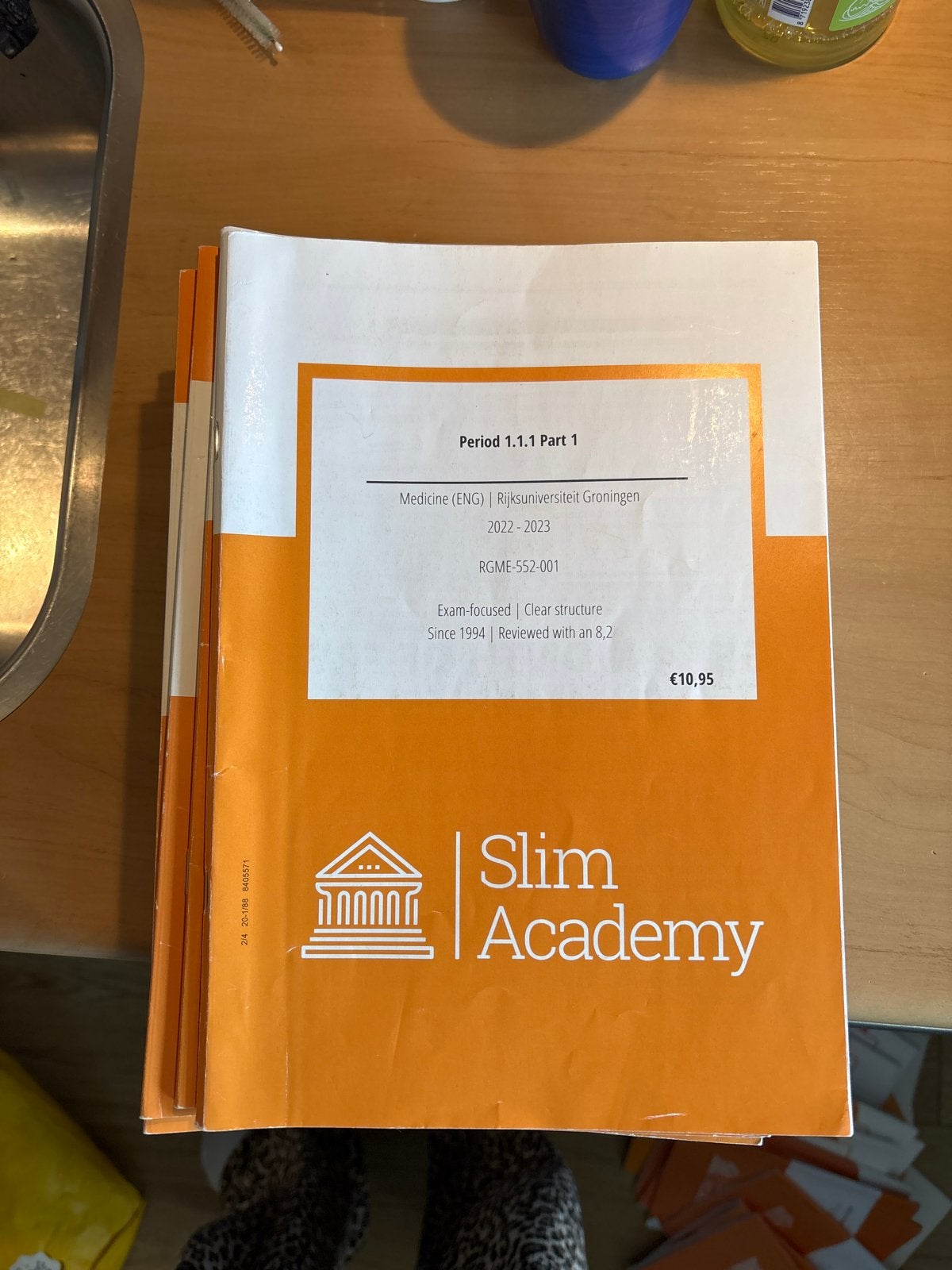 Slim Academy Samenvattingen Geneeskunde RUG 2022-2023 jaar 1, Boeken, Ophalen of Verzenden, Beta, Gelezen, WO