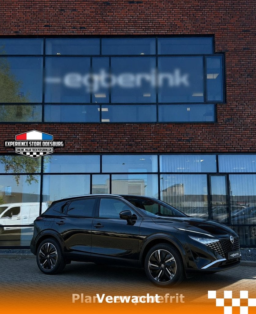 Nissan Qashqai 1.3 MHEV Xtronic Tekna Complete SUV met luxe, Auto's, Euro 6, 4 cilinders, Met garantie (alle), Zwart
