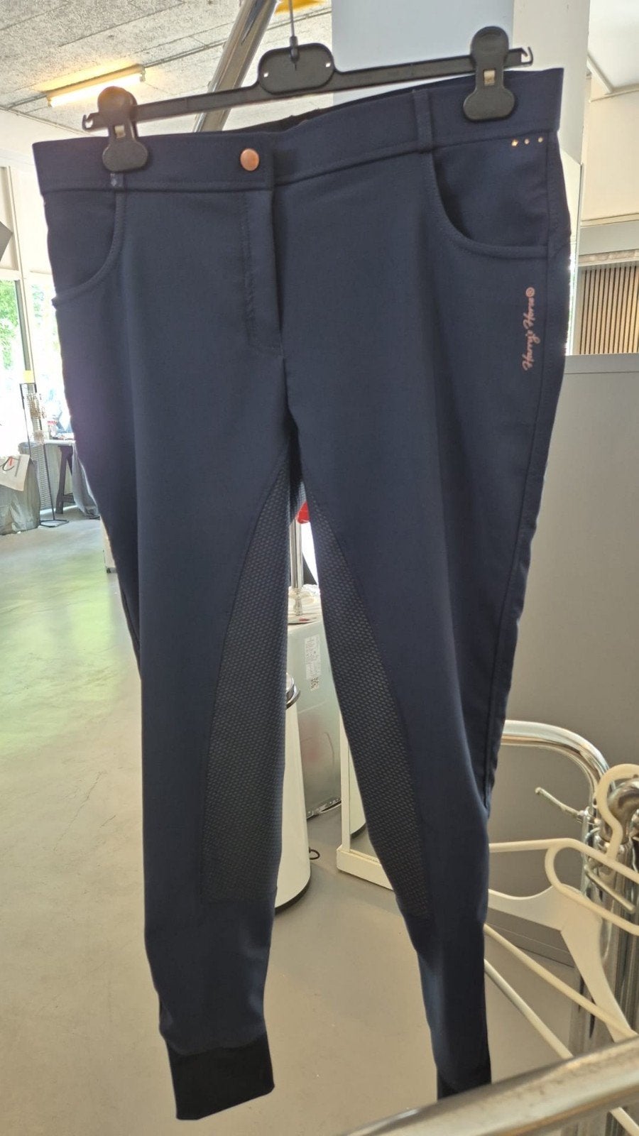 Harry's horse rijbroek met rubber rijvlak noppen, Dieren en Toebehoren, Paardrijkleding, Ophalen, Blauw, L, Dressuur