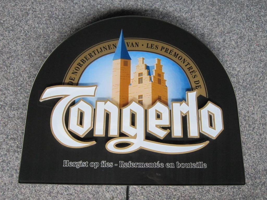 TONGERLO BIER LICHTRECLAME, Verzamelen, Ophalen, Zo goed als nieuw, Overige typen, Overige merken