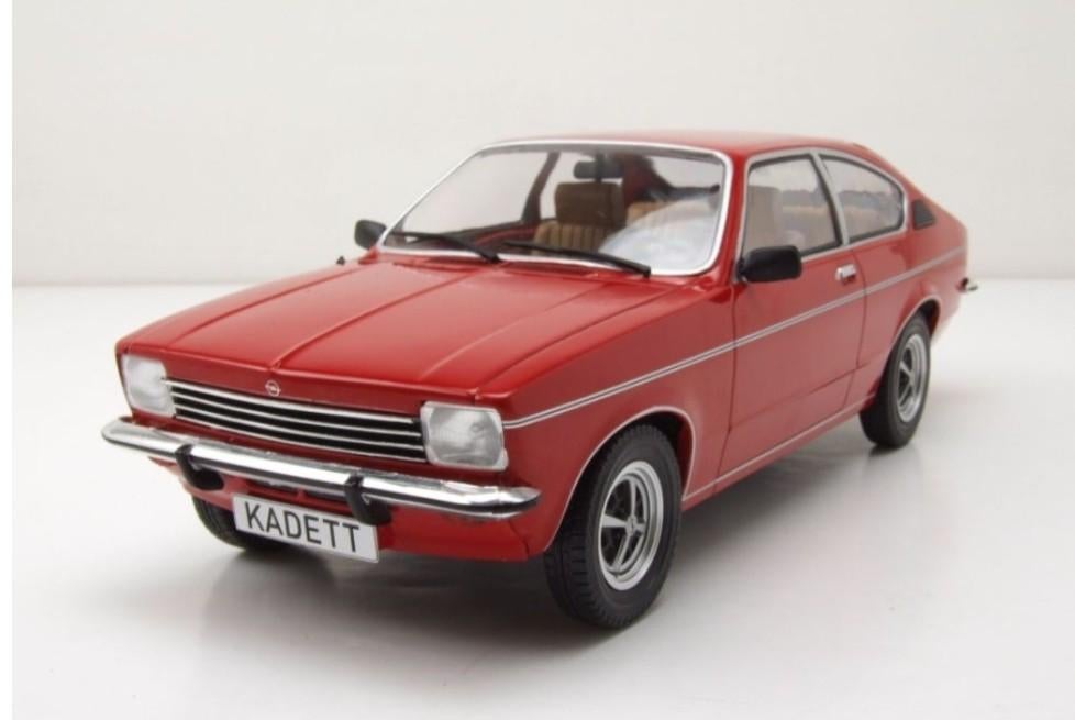 1:18 Opel Kadett C Coupé GT/E Rood Model Car Groep, Ophalen of Verzenden, Nieuw, Auto, Overige merken