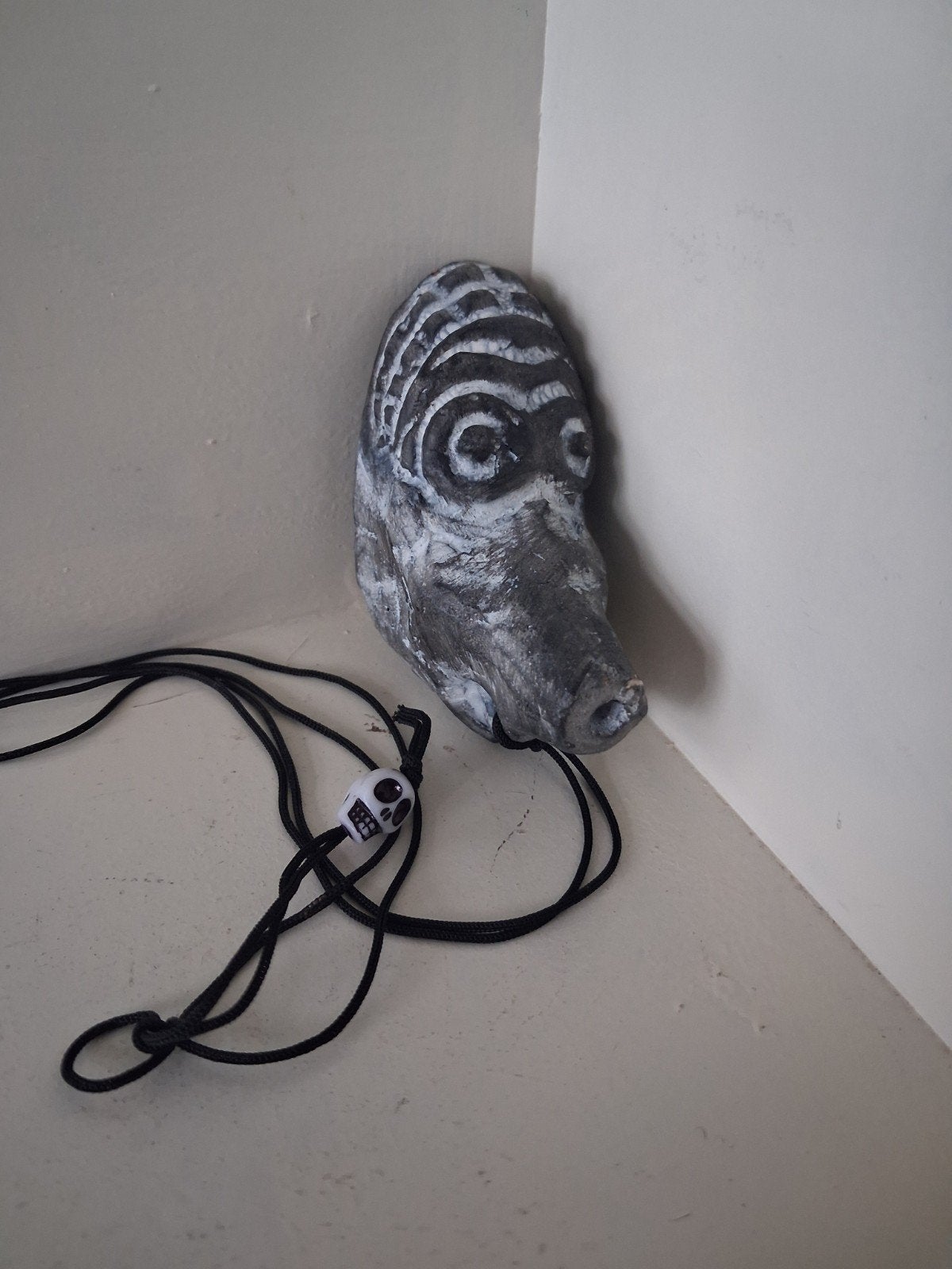 Handgemaakte Azteekse Doodsfluit (Death Whistle), Antiek en Kunst, Ophalen of Verzenden