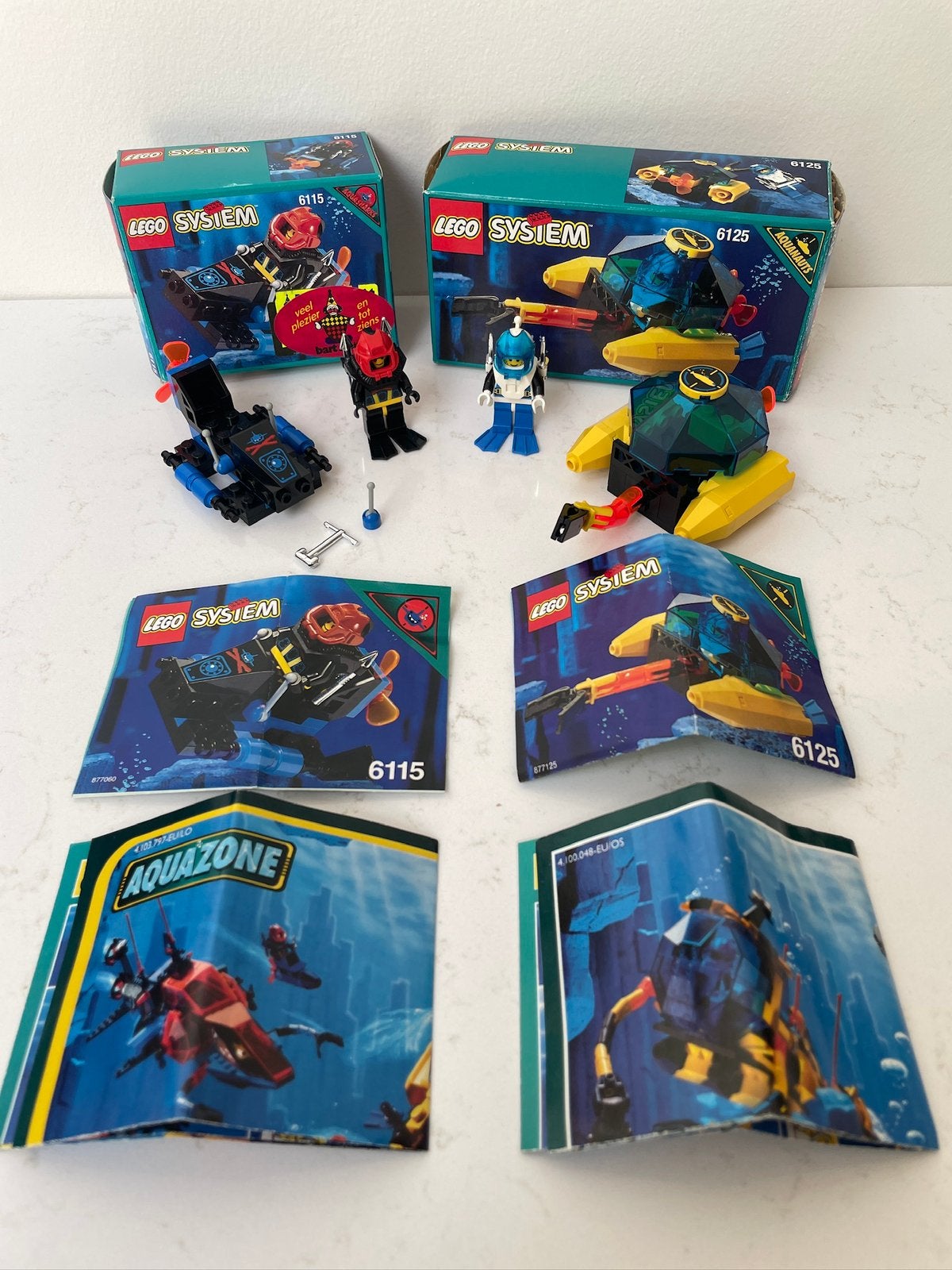 Lego Aquazone 6115 + 6125, Ophalen of Verzenden, Zo goed als nieuw