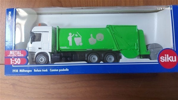 Siku 2938 Vuilniswagen, Ophalen of Verzenden, Zo goed als nieuw, Bus of Vrachtwagen, SIKU