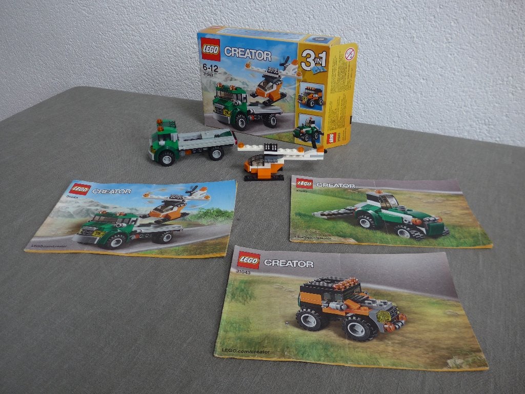 Lego creator 31043 Helikoptertransport, Gebruikt, Lego, Ophalen of Verzenden, Creator