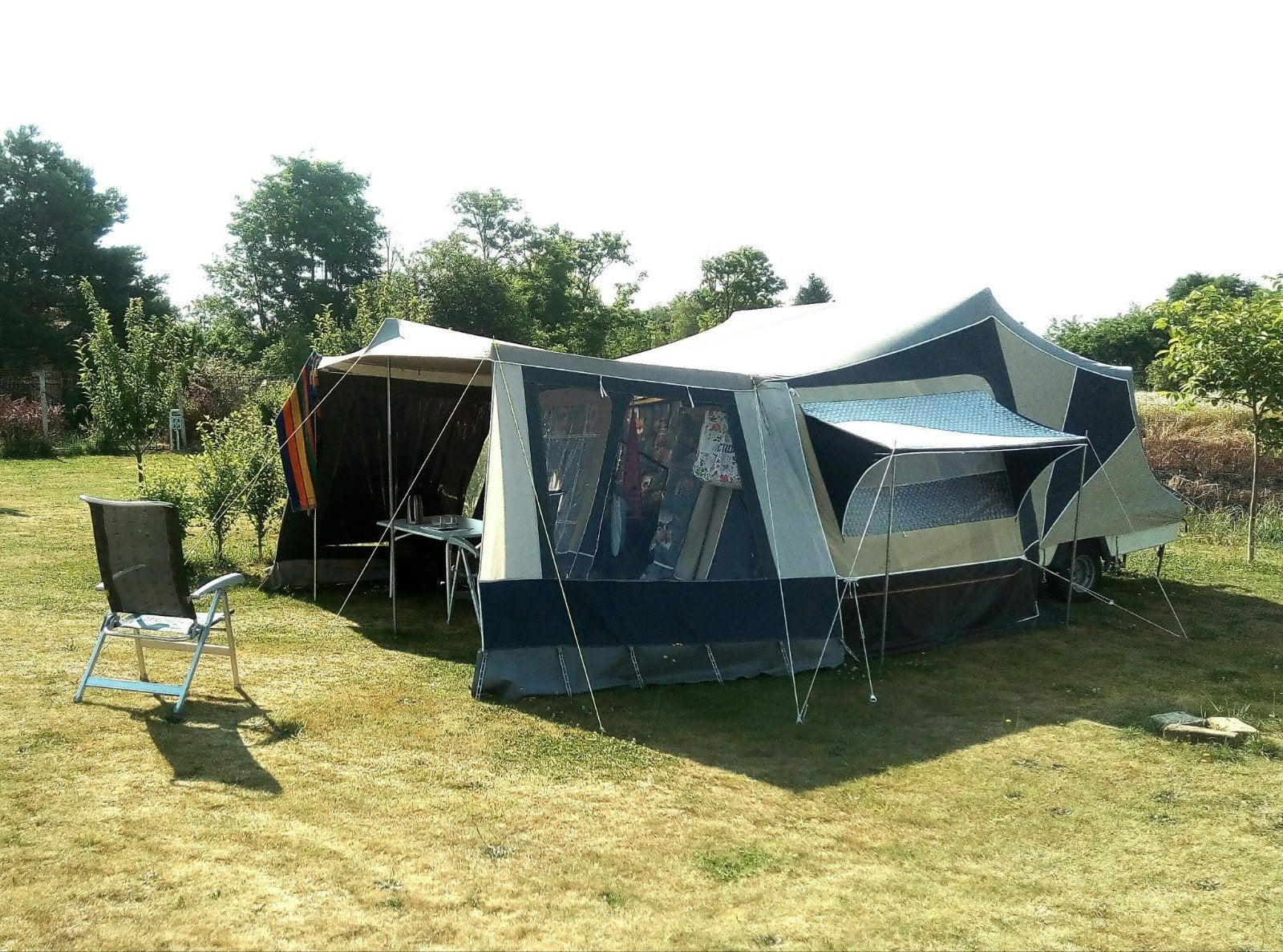 Camp-let Concorde vouwwagen met extra cabine, Ophalen of Verzenden