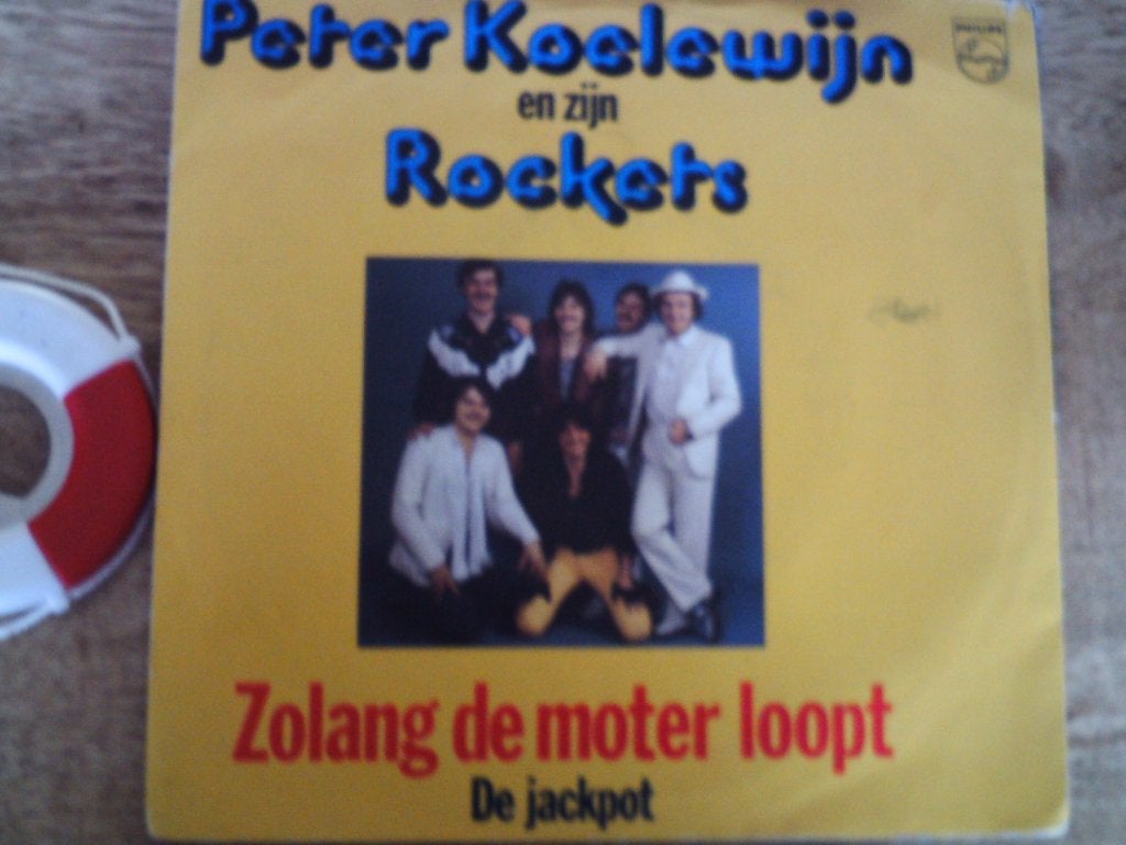 peter koelewijn / rockers - zolang de moter loopt 31mei, 7 inch, Ophalen of Verzenden, Nederlandstalig, Single