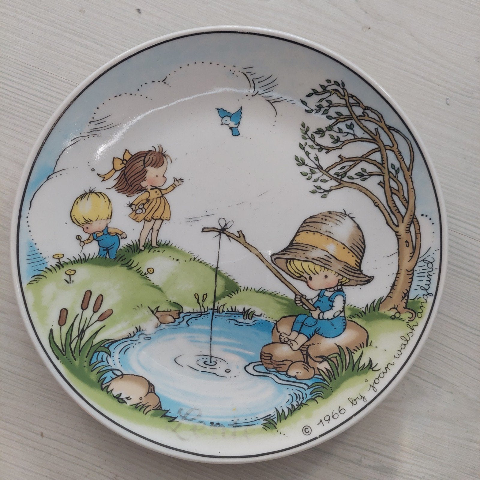Vintage Walter kinderbordje 'Lente' - Joan Walsh Anglund, Ophalen of Verzenden