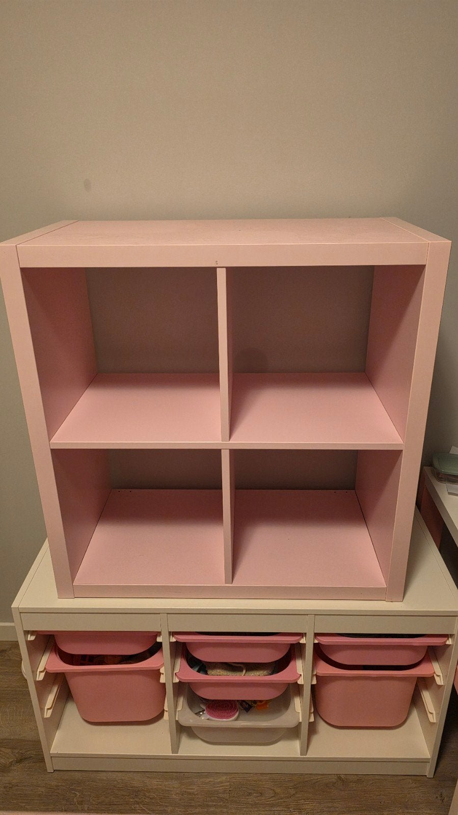 IKEA KALLAX Roze Kast met 4 Vakken, Ophalen, Gebruikt