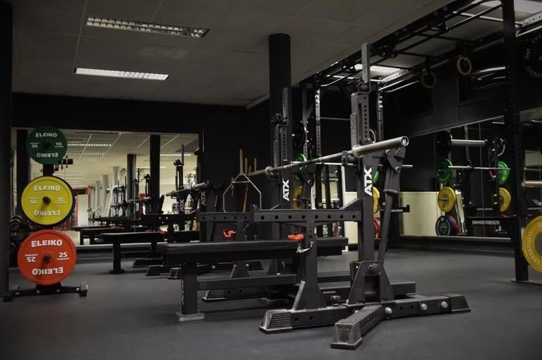 ATX Legacy Combo Rack Powerlifting, Sport en Fitness, Fitnessapparatuur, Ophalen, Benen, Krachtstation, Zo goed als nieuw