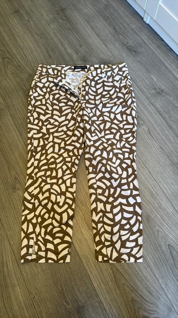 dames broek Patrizia Dini maat l, Bruin, Maat 42/44 (L), Ophalen of Verzenden, Zo goed als nieuw