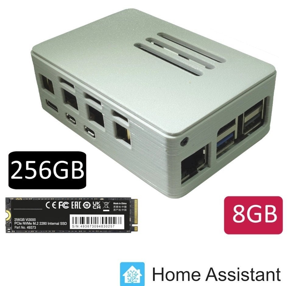 Raspberry Pi 5 – 8GB + 256GB NVMe Home Assistant Set, Computers en Software, Ontwerp- en Bewerkingssoftware, Nieuw, Linux, Ophalen of Verzenden