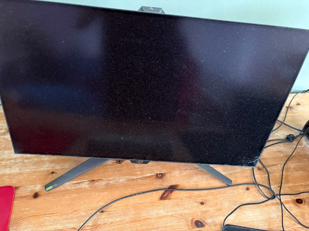 480 Hertz Monitor 2K (Asus ROG) 27", In hoogte verstelbaar, Minder dan 1 ms, Zo goed als nieuw, Overige typen