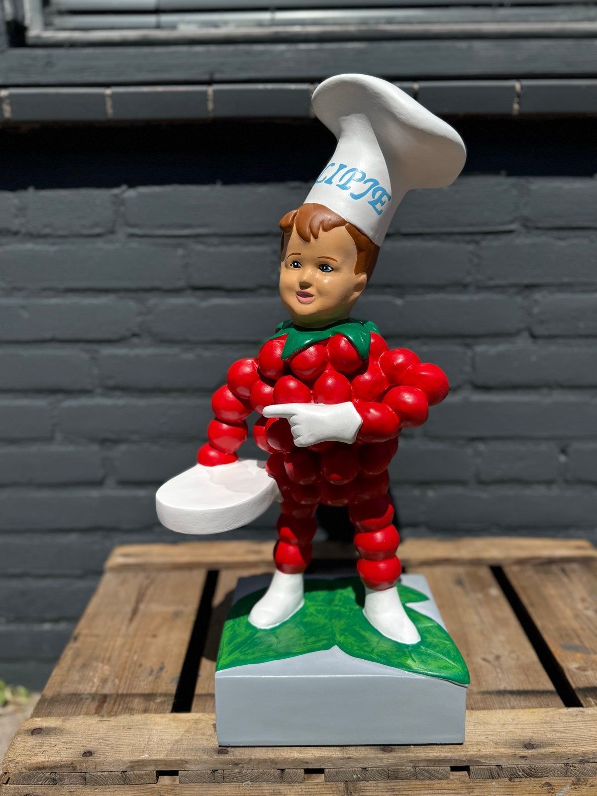 Unieke Flipje Tiel Standbeeld - Decoratie, Verzamelen, Ophalen, Zo goed als nieuw, Mens