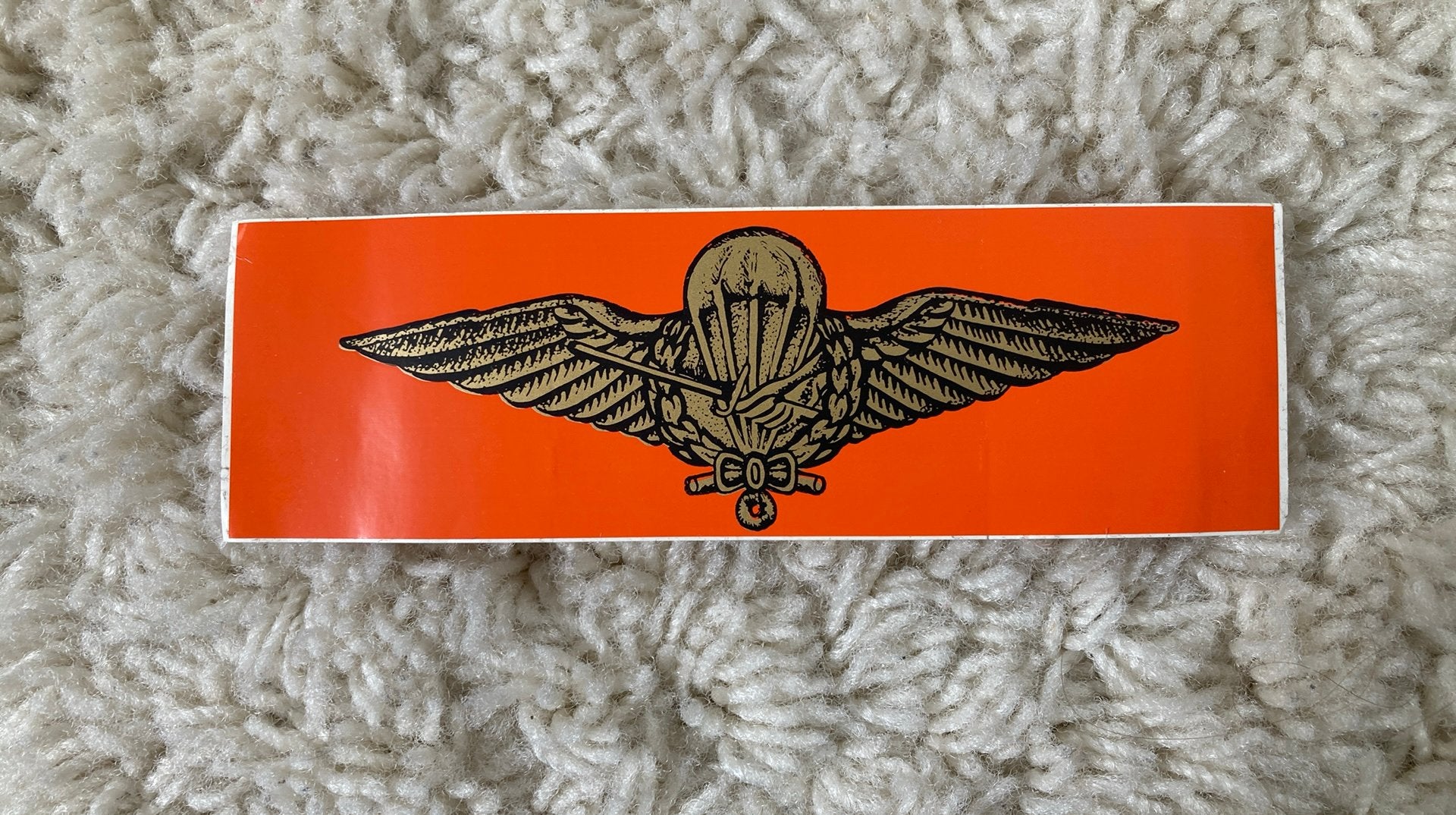 Kapitein Westerling Wing sticker, Verzamelen, Stickers, Ophalen of Verzenden, Zo goed als nieuw