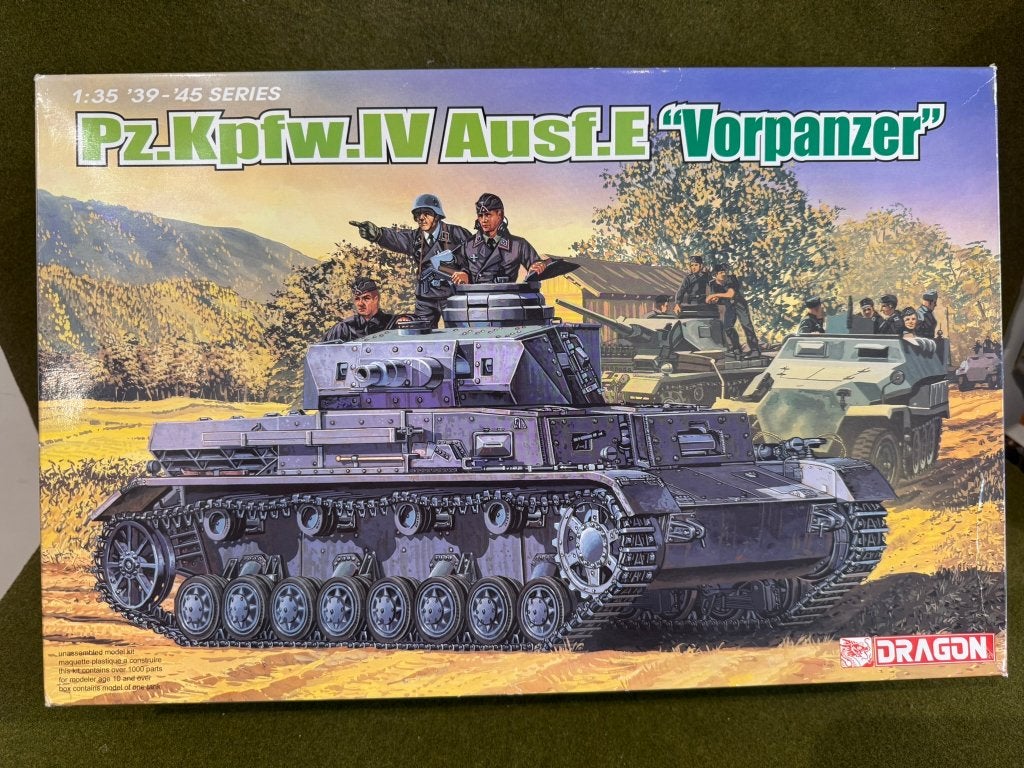Dragon 1/35 6301 German tank PzKpfw IV Ausf.E Vorpanzer, Overige merken, Tank, Verzenden, 1:32 tot 1:50