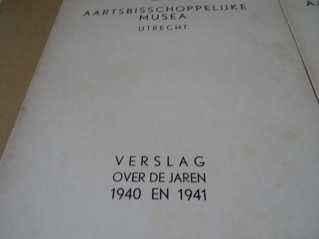 Collectie Aartsbisschoppelijke musea Utrecht Verslag 1940etc, Gelezen, Ophalen of Verzenden, Overige onderwerpen, Aartsbisschoppelijke musea Utrecht