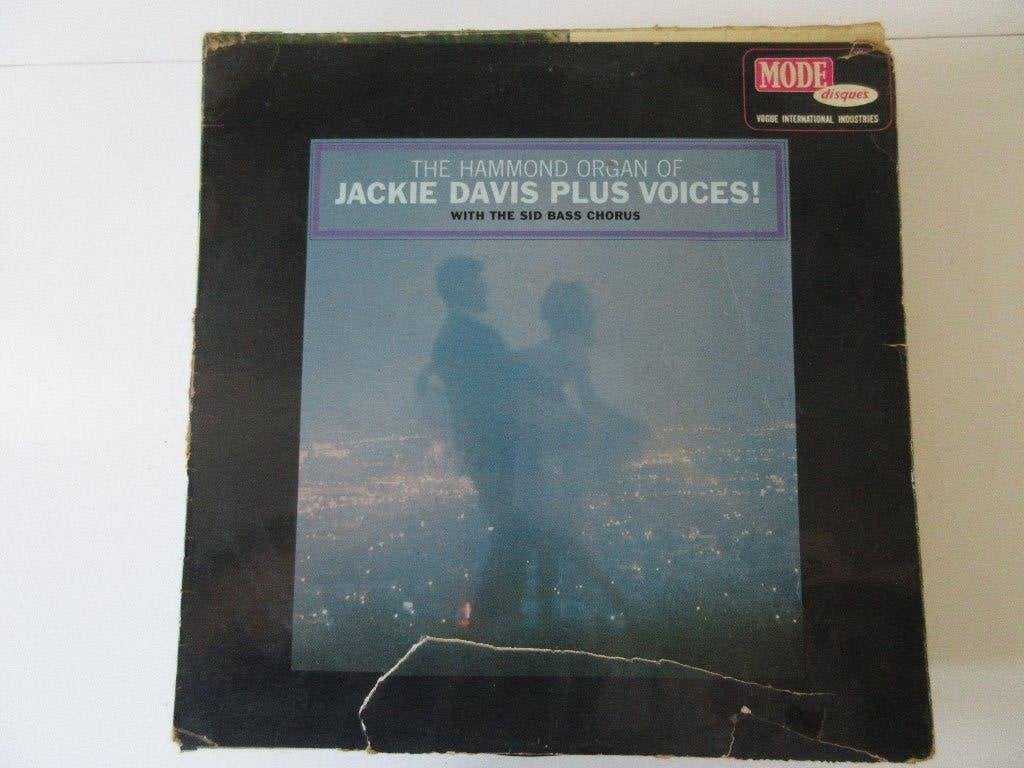 LP Jackie Davis, 1963, Jackie Davis plus voices!, LP, Gebruikt, 12 inch, Beschermende buitenhoes