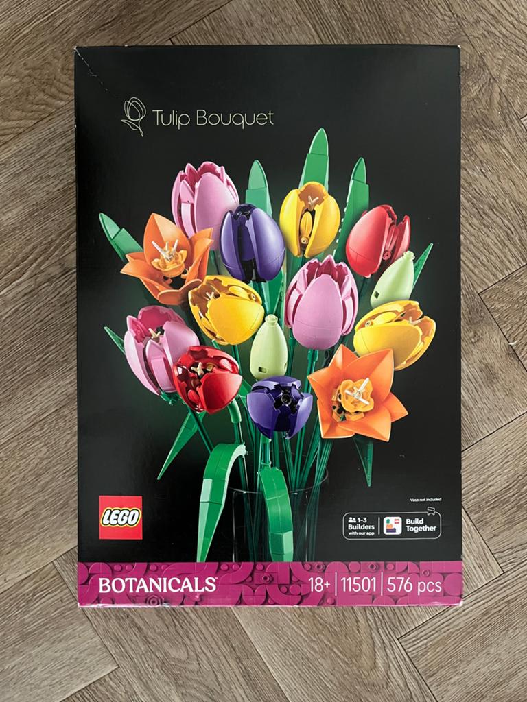 Nieuw in doos tulpenboeket lego, Compleet, Overige thema's, Lego, Nieuw