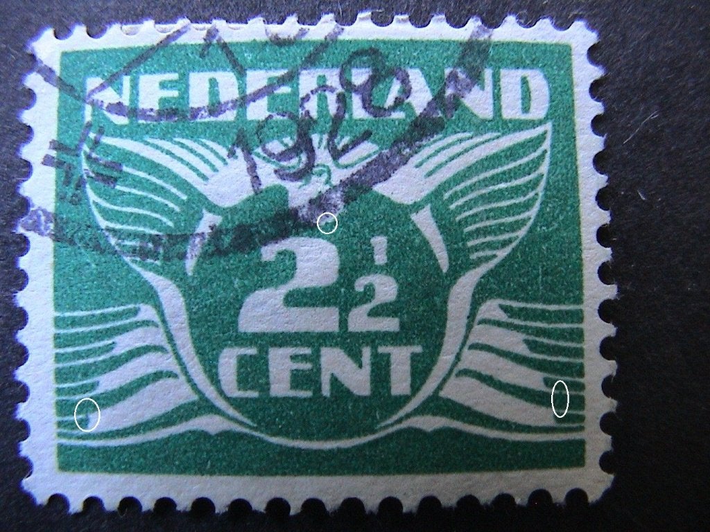 plaatfout 174 , gestempeld., Postzegels en Munten, Postzegels | Nederland, Verzenden, T/m 1940, Gestempeld